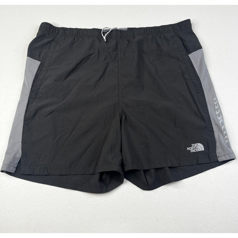 The North Face Flash Dry Running Shorts Mens S Black Flight Series Black Gray